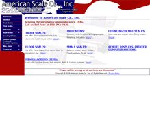 Tablet Screenshot of americanscale.com